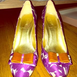 J Crew Trixie heels in Berry size 9.5